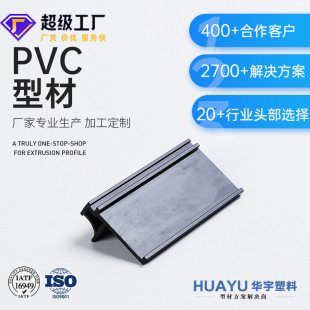 Pvc Supermarket Shelf Price Strip Pvc Stretch Special-Shaped Profile Pvc Black Soft and Hard Co-Extruded Plastic Sheet High Toughness