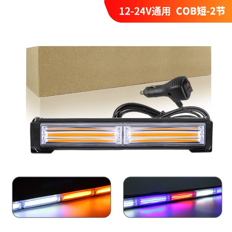 COB Однорядный свет на крыше Вспышка светодиодная панель световая сигнальная лампа для грузовиков с длинной палкой