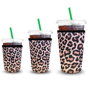 Factory Wholesale Diving Material Milk Tea Cup Cover Transfer Coffee Cup Cover Heat Insulated Bottle Beverage Protective Cover Printable logo