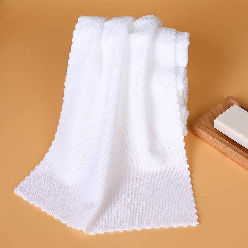 White warp knitted disposable white towel lint-free bath hotel hotel pedicure salon towel
