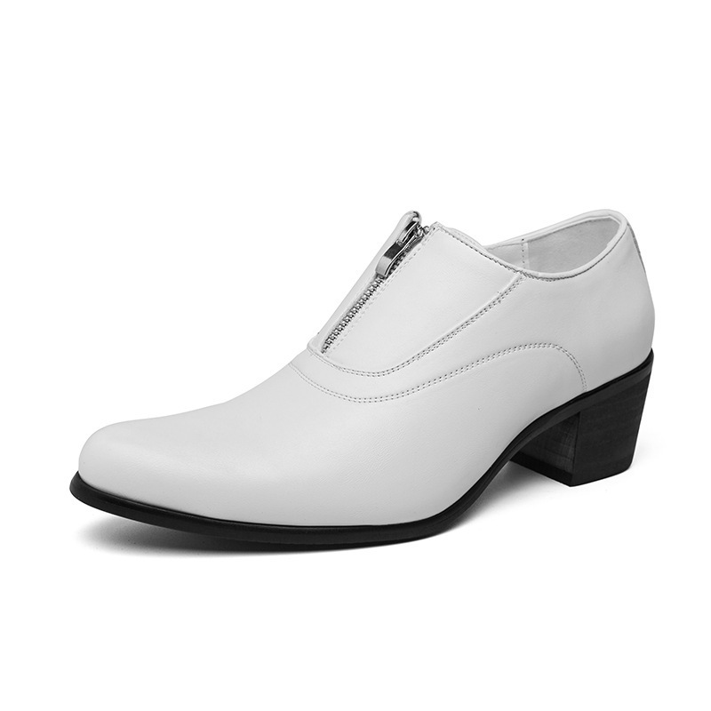 (Cross-border trading), shoes heels for events, trend high heels with zipper 5
