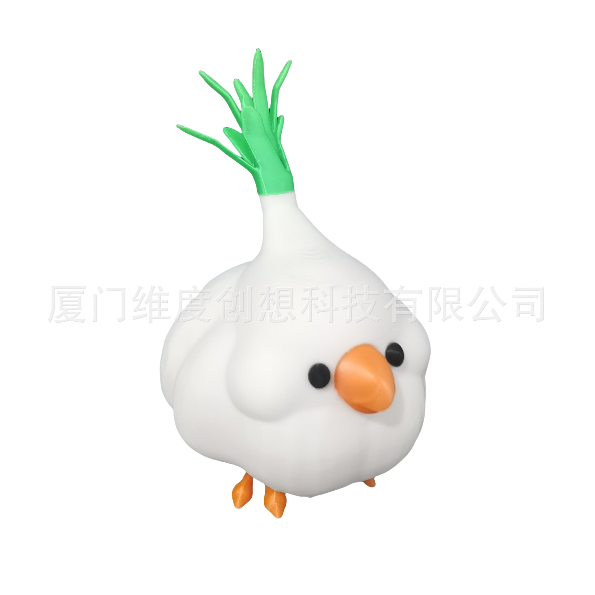 Juguetes de impresión 3D ajo pájaros adornos de escritorio encantadores regalos festivos puestos de venta artesanías de plástico creativas