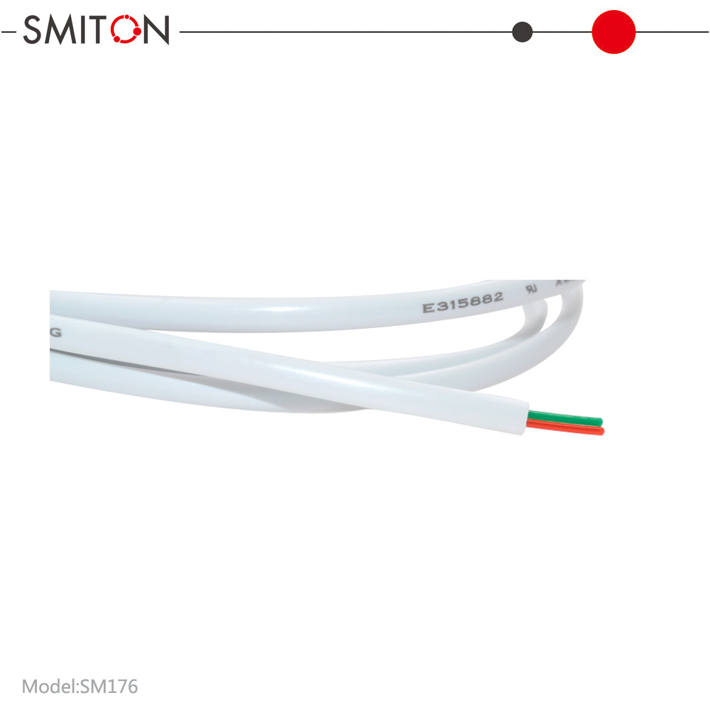 sm176 PVC线皮延长线RJ11线材2C白色简洁大方随意长短裁剪