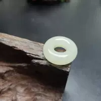 Натуральные аксессуары Hutian Jade Аксессуары Hutian Jade White Jade Хлебное кольцо Нефритовый кулон кулон Оптовая продажа в прямом эфире