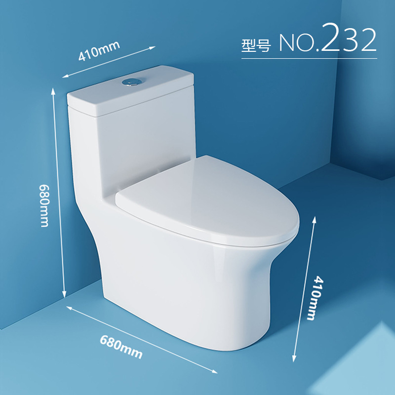 inodoro personalizado asiento de inodoro doméstico tipo sifon de supertorsión decoración de ingeniería de hotel común de ahorro de agua cubierta de inodoro tipo integrado