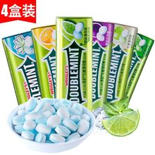 绿箭无糖薄荷糖 4瓶铁盒口香糖果批发润喉口气清新清嘴含片零食