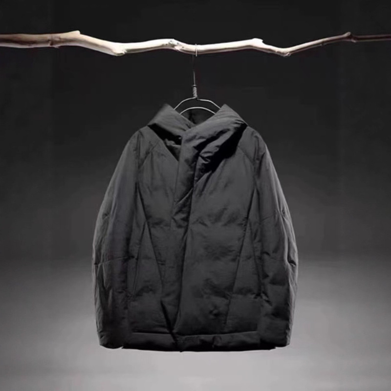 Designer Collection Men's 2025 Chinese Style down Jacket Short 90 White Duck down Thickened Warm Coat