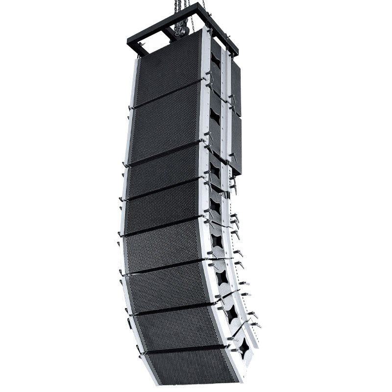 Conjunto completo de doble 8 pulgadas solo 18 pulgadas bajo gran línea matriz al aire libre rendimiento de la etapa de la boda fabricante de equipos de audio profesional