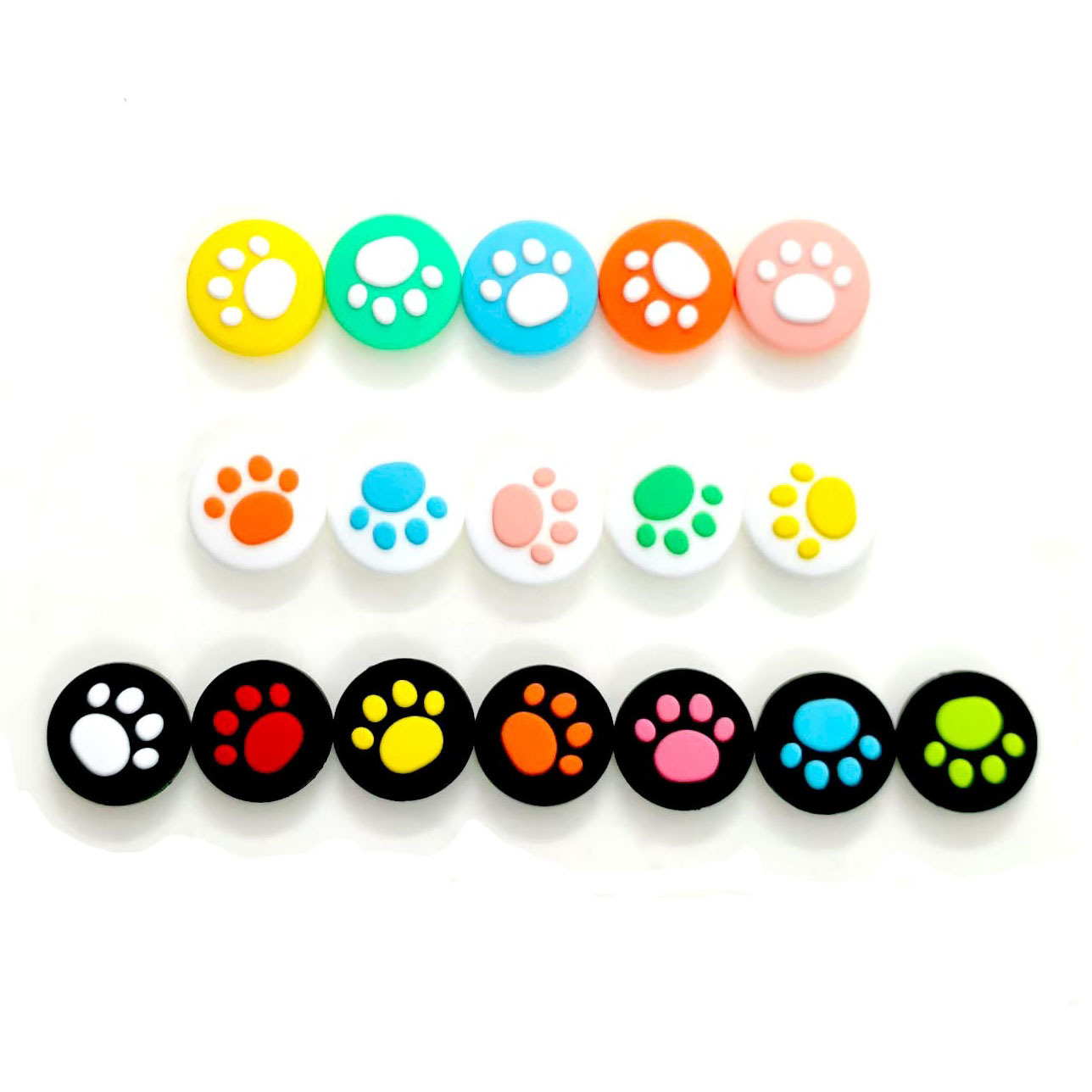Switch2 Left and Right Small Controller Special Joystick Caps, Cat Claw Joystick Covers, Joycon2 Silicone Protective Caps