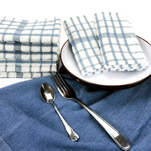 亚马逊跨境新品华夫格纯棉洗碗布批发厨房抹布不沾油百洁布毛巾