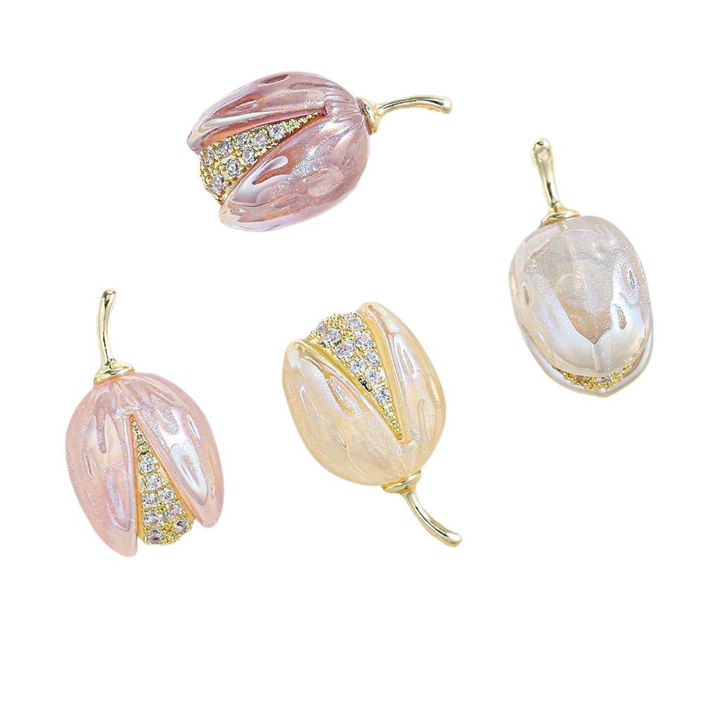 Heidi familia aleación de zircon pistacho colgante colgante perlas a granel llavero accesorios joyería