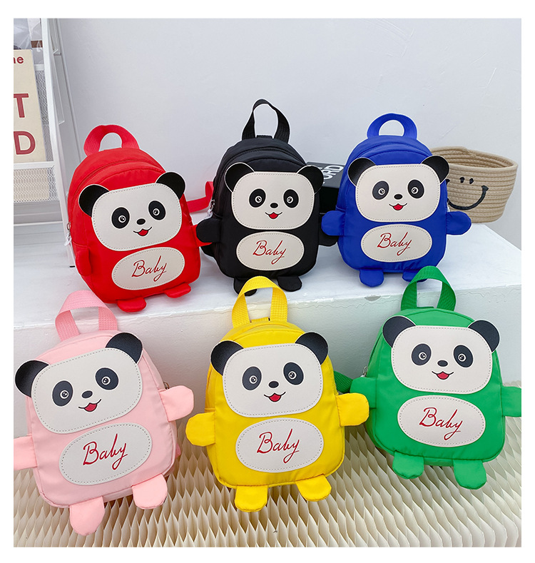 Kindergarten schoolbag for children, boys and girls, 1-3-5 years old, anti-wandering rope, cute frog, double-shoulder baby small backpack undefined
