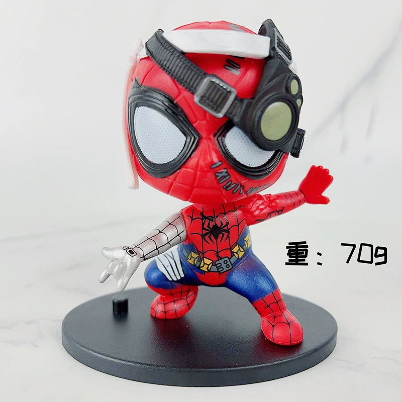 Minifigure, cute handle, doll, Spiderman