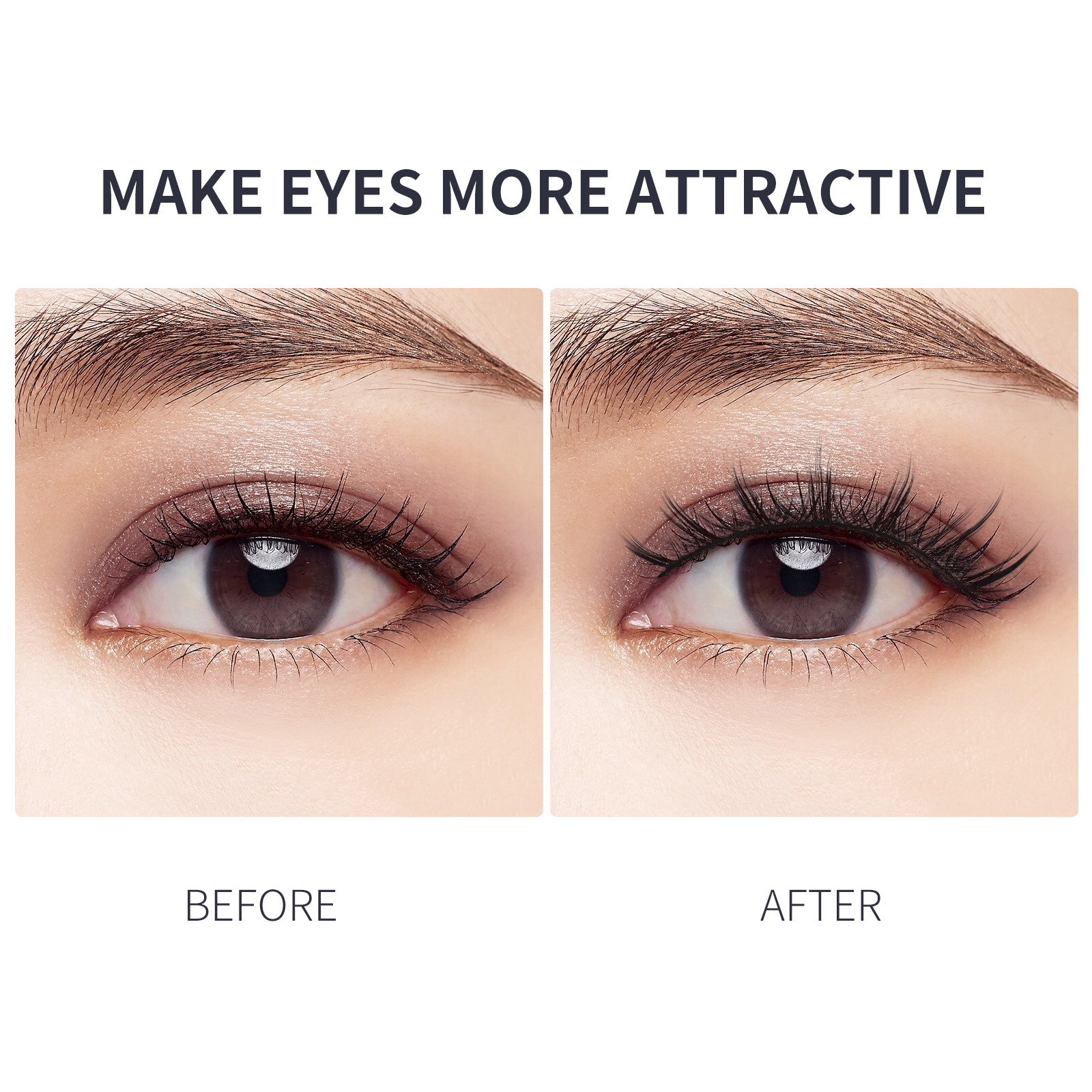 Natural Little Devil False eyelashes New 3D stereoscopic sunflower style 10-pair synthetic fiber eyelashes undefined