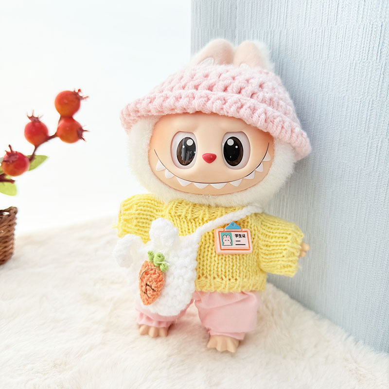 服のみ】第二世代ブラインドボックス ラブブ服 エポキシ樹脂製顔飾り ラブブ シットシットパーティーシリーズ ベビー服 可愛い|undefined