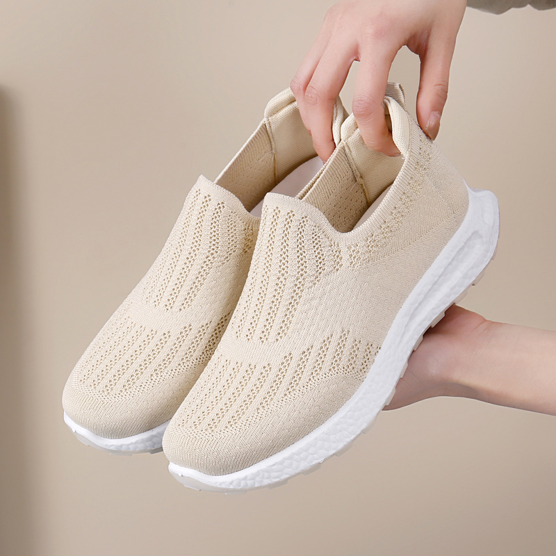Sneaker women's 2024 spring new soft bottom comfortable breathable casual shoes women's fashion foreign trade women's shoes factory direct sales