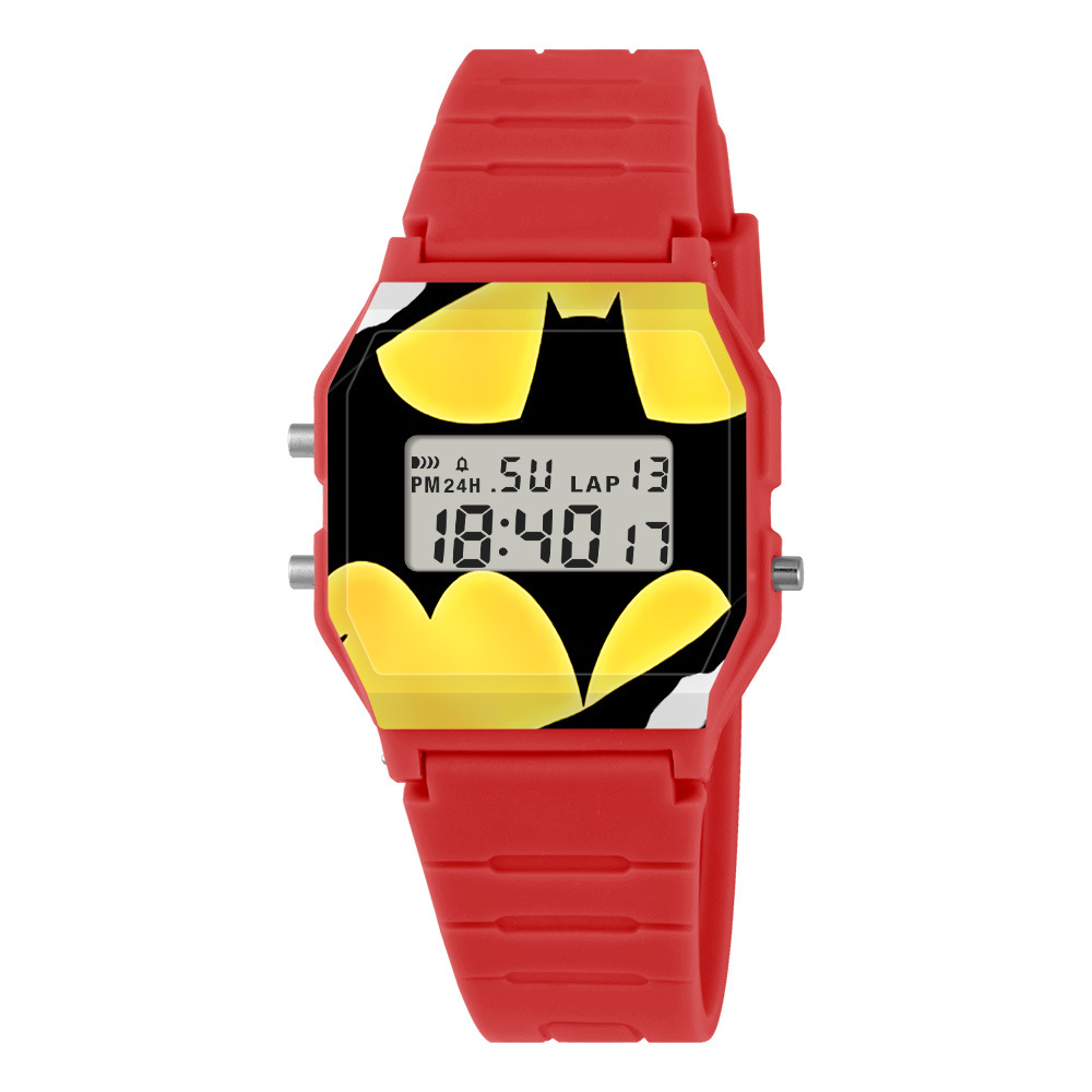 Tendencia de estudiantes de secundaria cronometrador de dibujos animados relojes electrónicos alarma deportiva al aire libre nocturna relojes electrónicos al por mayor