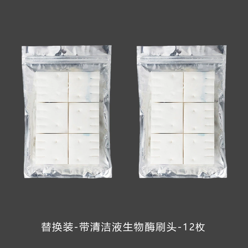 Disposable toilet, brush, changeable set