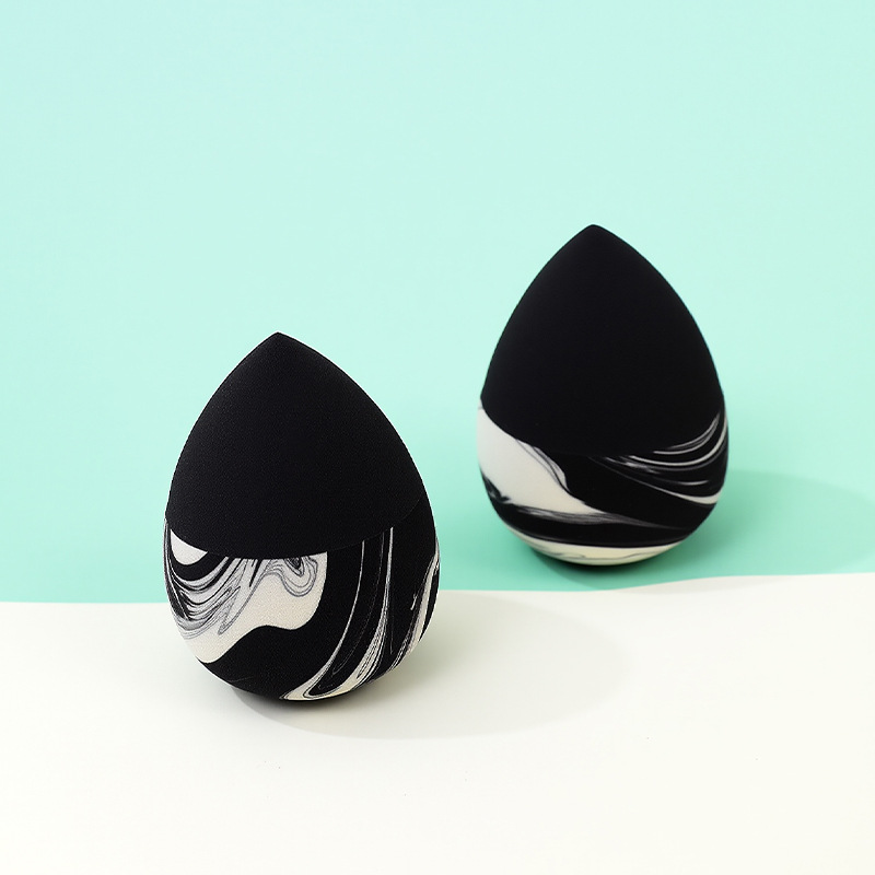 Color mezclado personalizado de fábrica maquillaje transfronterizo huevo de belleza hidrofílico maquillaje sin látex esponja maquillaje huevo de maquillaje en polvo remojo en agua para agrandar