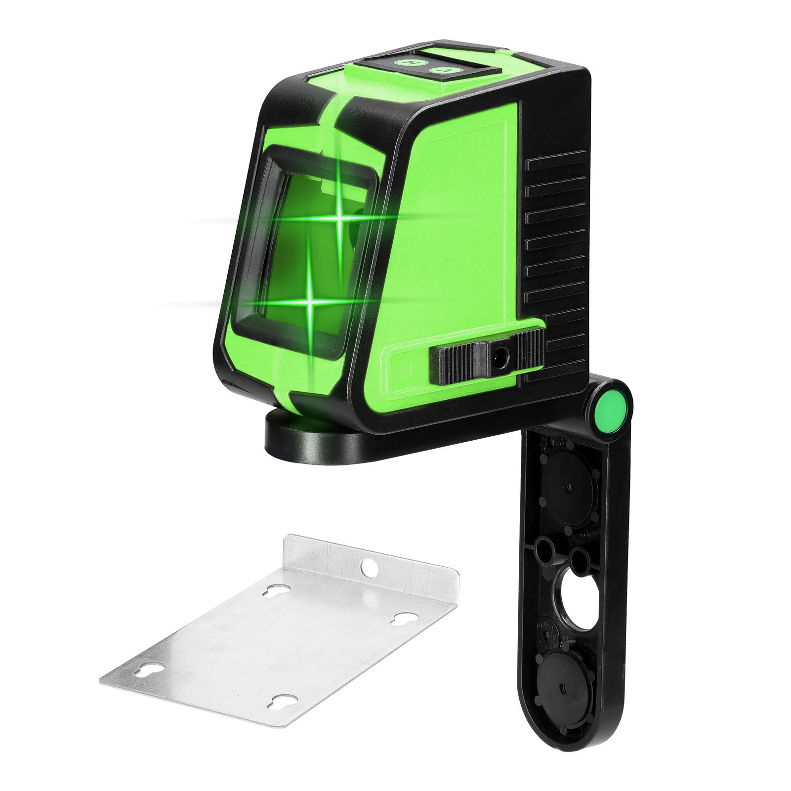 Boqian portátil mini láser Nivel de infrarrojos Luz Verde 2-Línea nivelación automática de nivel de alta precisión