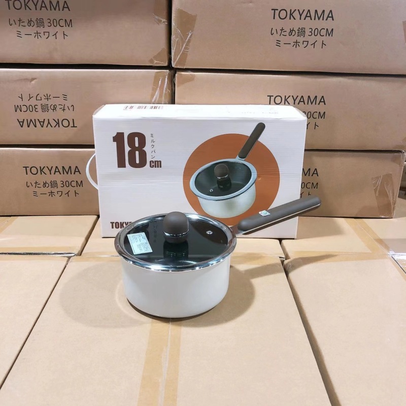 日本の輸入の大きい金のEHのコーティングの復古は鍋の家庭の深いフライパンのガスの電磁ストーブの通用の30cmを貼り付けません。|undefined