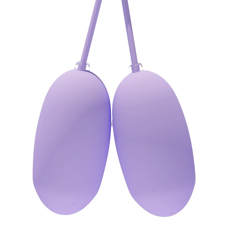 Double-ended vibrator with tongue licking, USB female sex toy inserted, vibrating massage, breast teasing