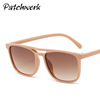 Capacious brand sunglasses suitable for men and women, trend classic square glasses