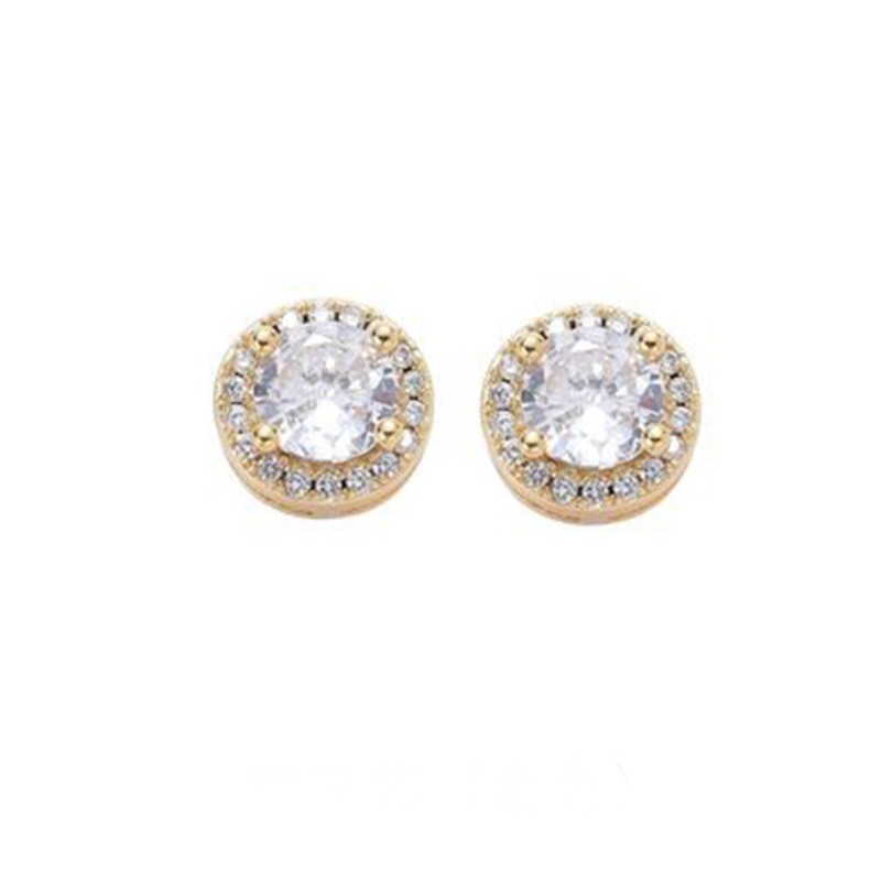X155-B (Golden Stud Earrings)