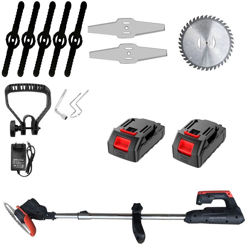 Lithium cortacésped eléctrico pequeño hogar recargable multifunción cortacésped de jardín