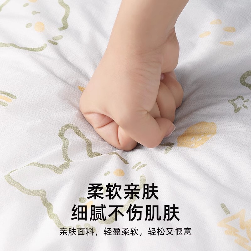 一次性枕套旅行枕巾加厚无菌双人火车卧铺单人酒店床上用品枕头套|undefined