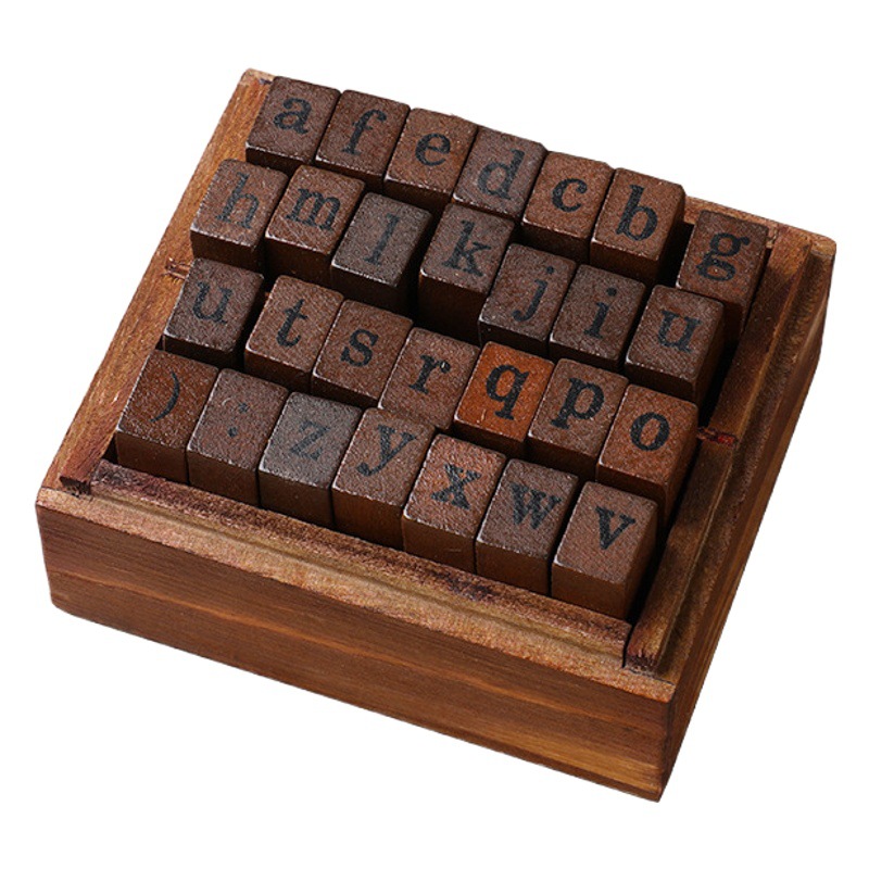 DIY retro carta sello diario sello 28 unidades caso/serie meteorológica digital 5 tipos de selección