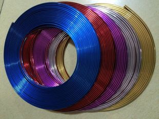 Car decorative strip chrome-plated bright strip medium net decorative strip general modification anti-collision strip body bright strip fog lamp frame bright strip