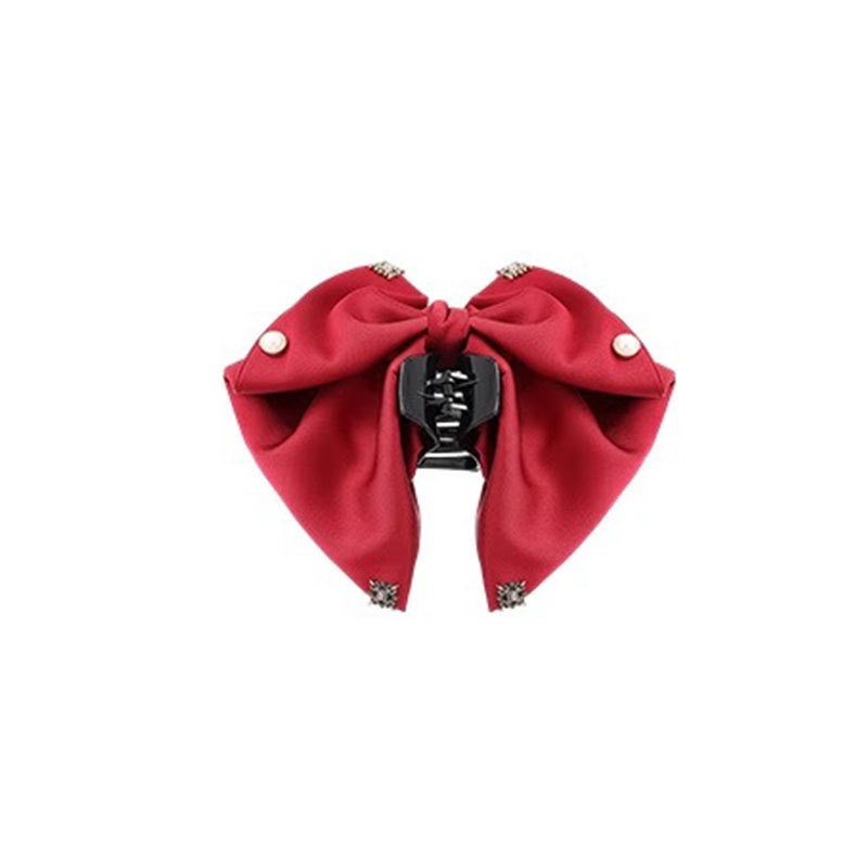 Gran arco flotante clip de agarre mujer 2025 nuevo de alta gama baja caballo fijo clip de cabello detrás de la cabeza de brazalete