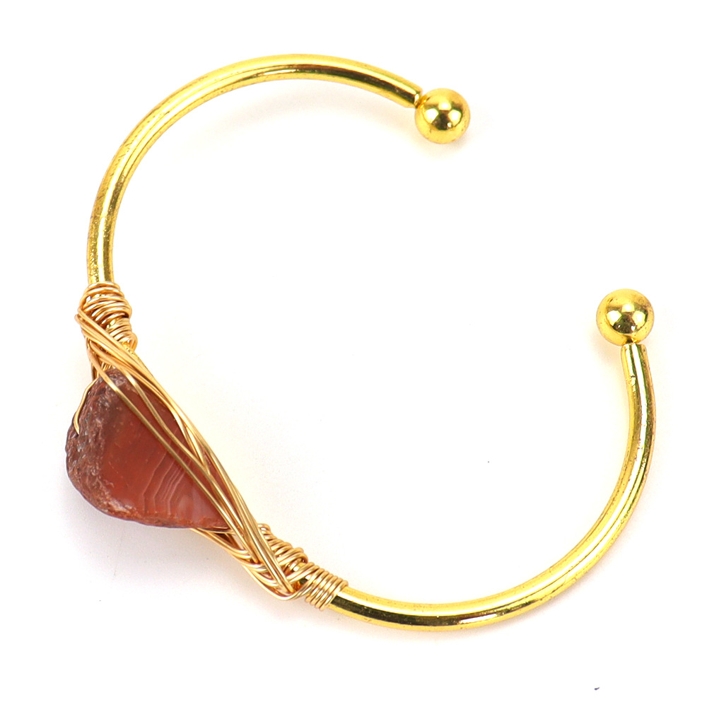 1 Piece Fashion Crystal Metal Plating Womenu0027S Bangle