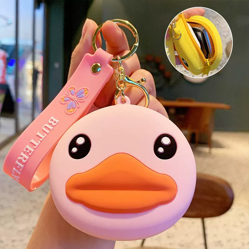 B.Duck, креативный кошелек, чехол для ключей, кулон-ключница, наушники, сумка для снаряжения, аксессуар для рюкзака для любимого, рюкзачный аксессуар, с маленькими медведями, bluetooth