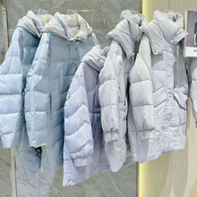 24冬雪丹枝&思曼婕轻便中长款90国标休闲宽松羽绒服实体跑量货源