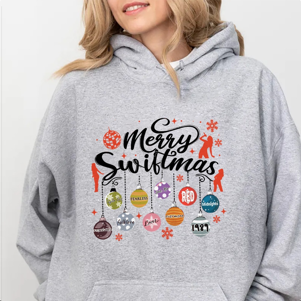 Merry Swiftmas Christmas Hoodie Holiday Season New Year's