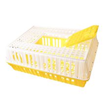 鸡笼运输笼塑料家禽周转箱筐成鸡鸭鹅鸽子笼子家用大号兔笼养殖笼