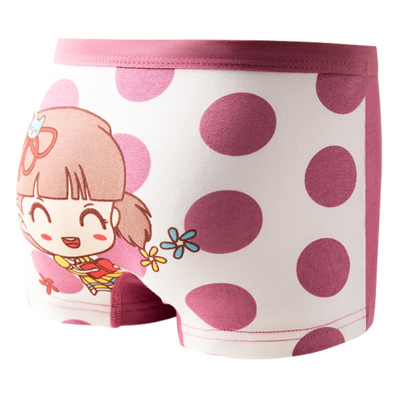 Los calzoncillos del boxeador de las muchachas finas del verano clasifican un algodón puro pequeño mediano y grande