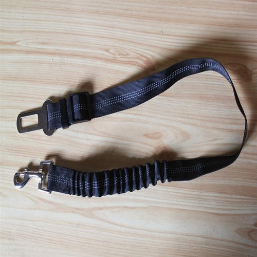 Pet supplies car safety belt dog traction safety belt buffer elastic reflective safety rope traction rope dog leash