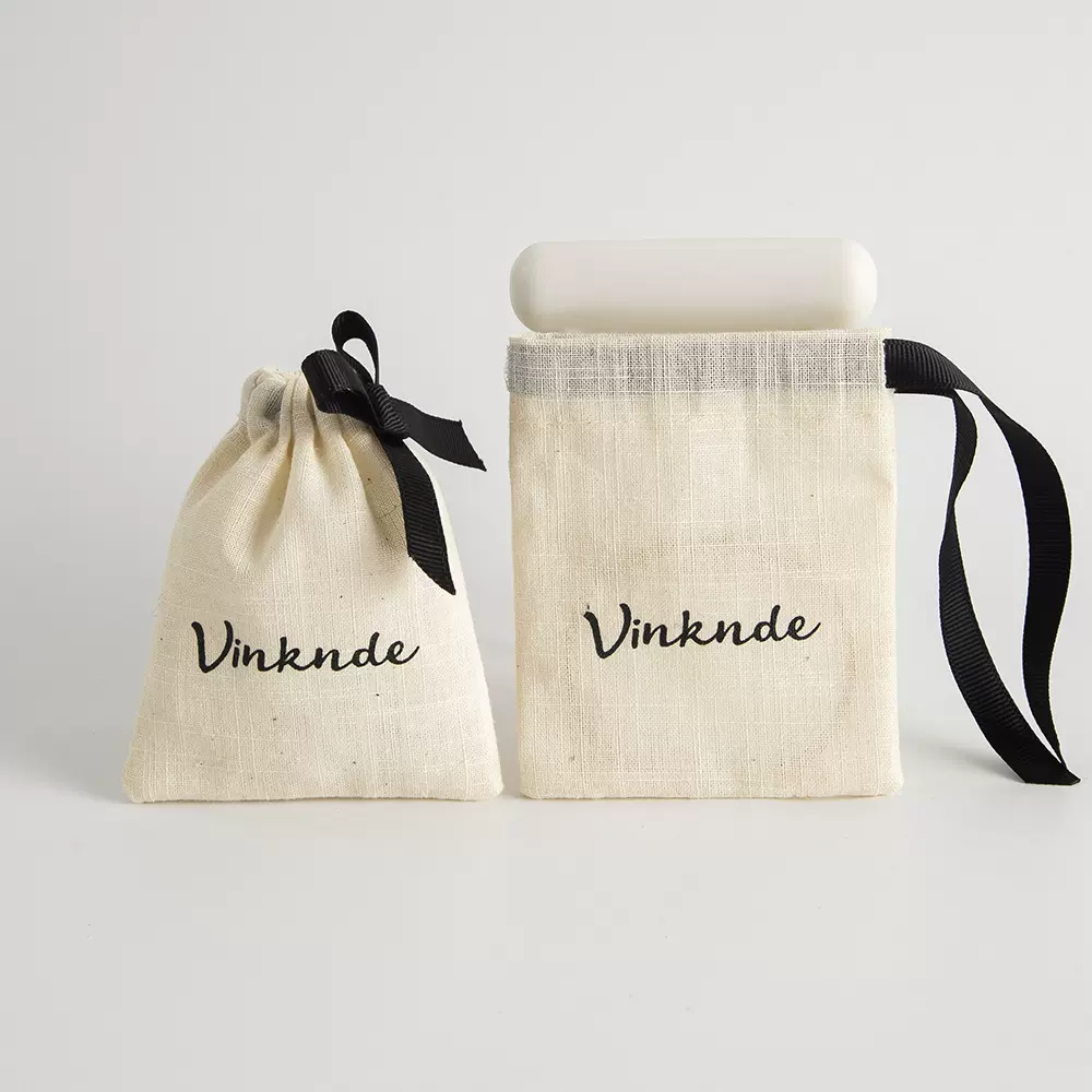 直供竹节棉布袋束口抽绳收纳袋定首饰绒布袋珠宝首饰文玩包装袋