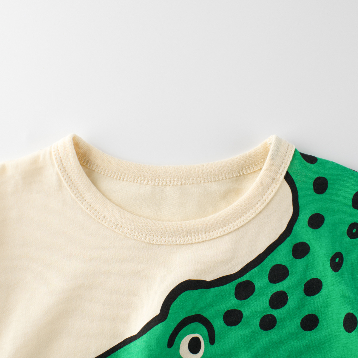 27kids ropa para niños coreanos nueva ropa de verano para niños, camiseta de manga corta de dibujos animados para niños, una pieza de cabello