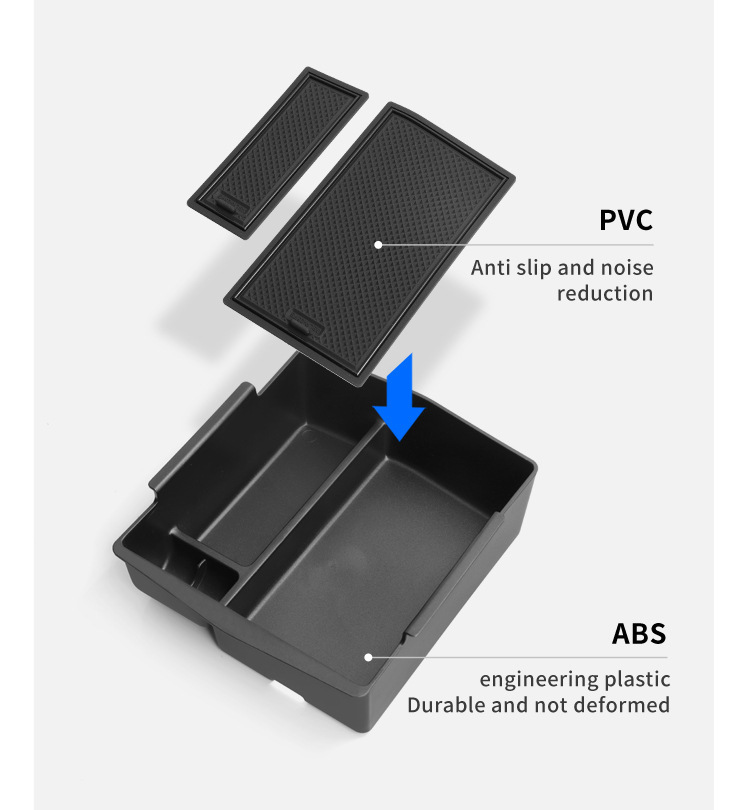 Suitable for 25-26 Models of Forester Center Console Armrest Storage Box Car Storage Accessories Car-Specific Modification Parts