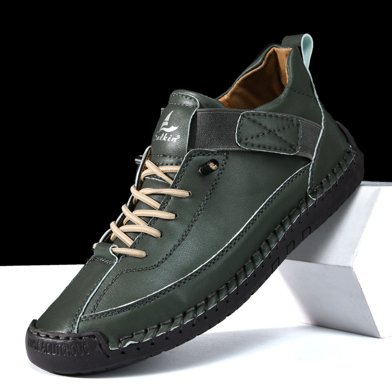 Olive Green Large-Sized Outdoor Casual And Versatile Shoes For Couples, Xiyin, Pinduoduo_vogvips.com