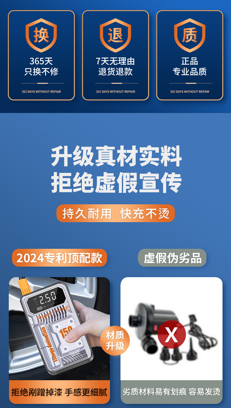 Car Inflator Wireless Car Portable Car Inflator Electric Car Tire High Pressure Inflator