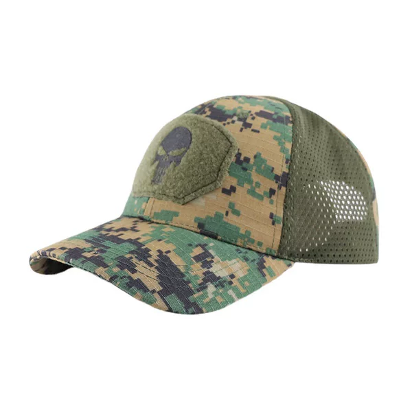 Cross-border source outdoor sports cap tactical camouflage baseball cap Python embroidery cap CS camouflage cap