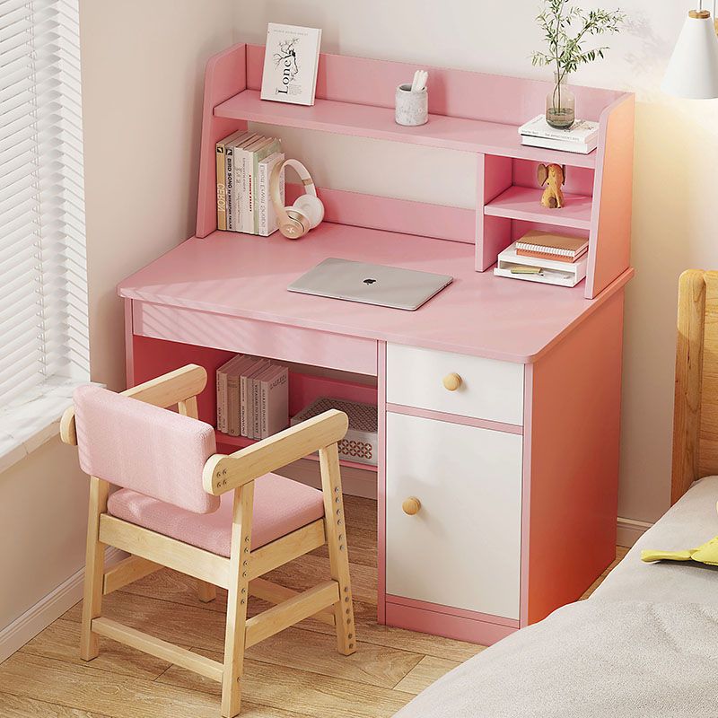 多功能书桌书架家用卧室宿舍电脑桌椅组合学习桌ins作业桌写字桌