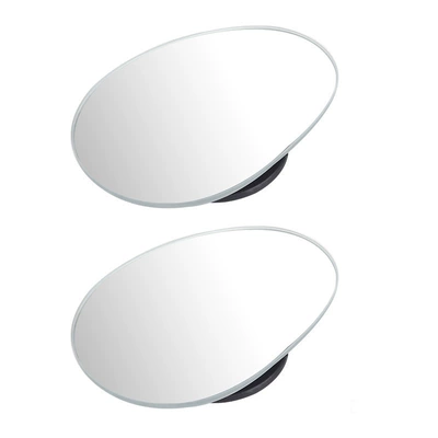 Car Reversing Rearview Mirror, Oval-Shaped 360-Degree Blind Spot Reflector, Edgeless Small Round Mirror, In-Car Blind Spot Assist Mirror (Large field of view rear view auxiliary mirror) - 129-oval-mirror