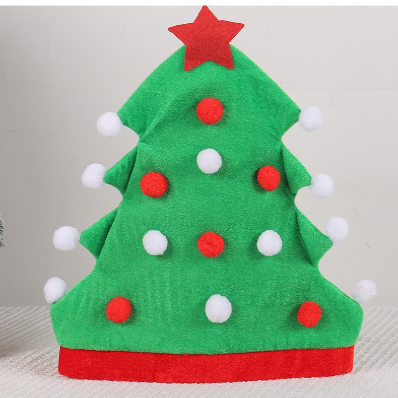 Sombreros de Navidad transfronterizos en forma de árbol de Navidad Sombreros de Navidad Sombreros de Navidad Sombreros de Navidad creativos al por mayor Sombreros de Navidad
