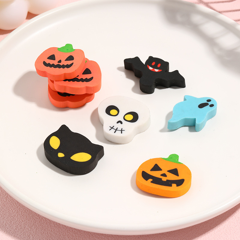ハロウィーン消しゴム漫画コウモリカボチャ文房具賞品プレゼント消しゴム学習用品クロスボーダー文房具卸売り|undefined